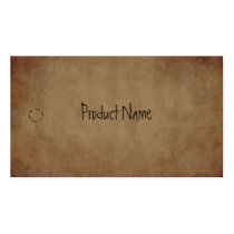 Primitive Paper Hang Tag Business Card Template