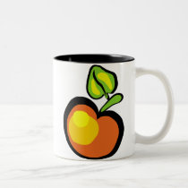 primitive vivid apple mugs