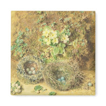 Primroses and Birds' Nests magnets