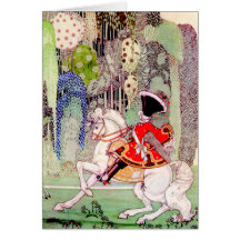 Prince charme de conte de fées de Kay Nielsen Carte De Vœux