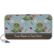 Prince Charming Frog Doodle Speakers Personalized