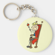 Prince Charming on Throne Tshirts and Gifts Keychains
