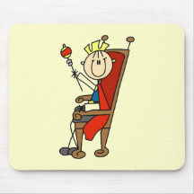Prince Charming on Throne Tshirts and Gifts Mouse Pad