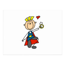 Prince Charming Proposes Marriage Post Cards