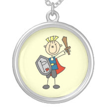 Prince Charming With Sword Custom Necklace