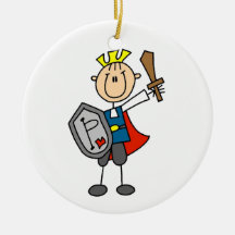 Prince Charming With Sword Ornament