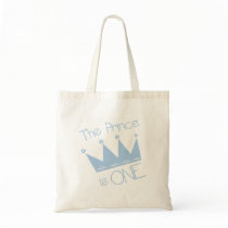 Prince Crown 1st Birthday Tshirts and gifts Tote Bag