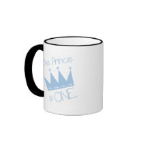 Prince Crown 1st Birthday Tshirts and gifts Coffee Mug