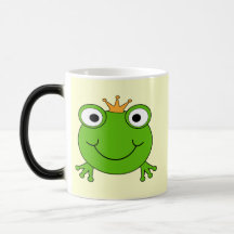 Prince de grenouille. Grenouille de sourire avec u Mug