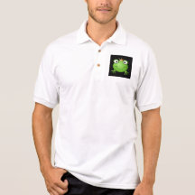 Prince de grenouille. Grenouille de sourire avec u T-shirt
