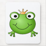 Prince de grenouille. Grenouille heureuse Tapis De Souris