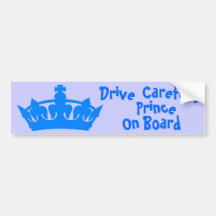 Prince On Board, Bumper Sticker