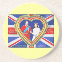 Prince William and Catherine Royal Wedding Drink Coaster