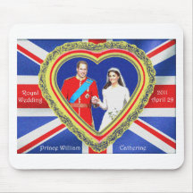 Prince William and Catherine Royal Wedding Mousepads