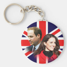 Prince William et Kate Keychain Porte-clefs