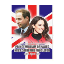 Prince William & Kate Royal Wedding Postcard