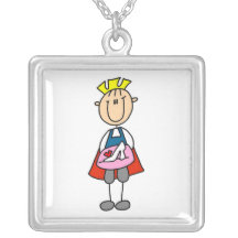 Prince With Glass Slipper Custom Necklace