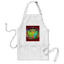 Princes Dianna Diamond Heart Apron