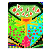 Princes Dianna Diamond Heart Postcards