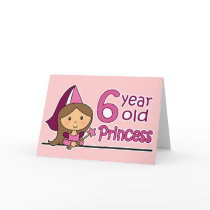 Princess Age 6 Cards