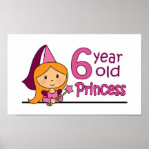 Princess Age 6 Poster