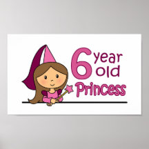 Princess Age 6 Posters