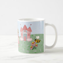 Princess and her castle coffee mugs