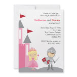 Princess and Knight Invitations