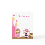 Princess and Pink Pirate Note Cards