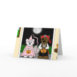 'Princess and the Pirate' Halloween Card