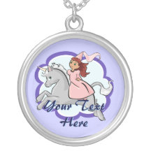 Princess and Unicorn Necklace