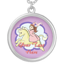 Princess and Unicorn Necklace
