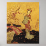 Princess Badoura by Edmund Dulac Poster