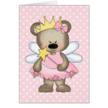 Princess Bear Greeting Card