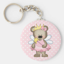 Princess Bear Keychain