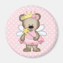 Princess Bear Magnet