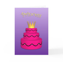 Princess Birthday Card
