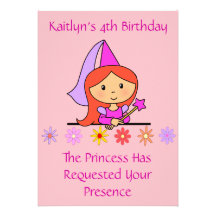 Princess Birthday Invitation
