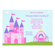 Princess Birthday Party Invitation