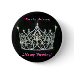 PRINCESS BIRTHDAY PIN buttons