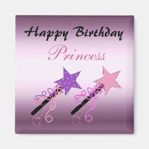 Princess Birthday Wishes Magnet