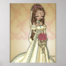 Princess Bride - Light Brunette Print