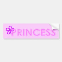 Princess Bumper Sticker