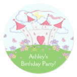Princess Castle Birthday Party Sticker