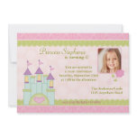 Princess Castle Photo Birthday Invitation