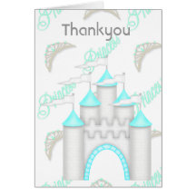 PRINCESS CASTLE THANK YOU CARD BY MUMSBUBSNGRUBS