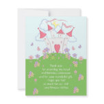 Princess Castle Thank You Flat Card Custom Invitations