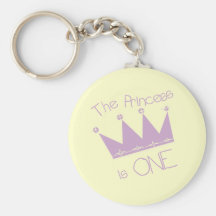 Princess Crown 1st Birthday Tshirts and Gifts Key Chains