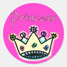 Princess Crown Stickers