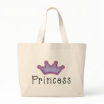 Princess Crown Tees and Gifts Tote Bag